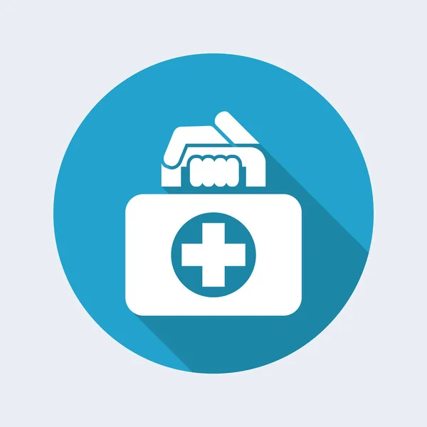 Medical bag icon — Stock Vector