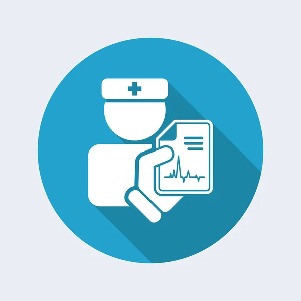 Medical document icon — Stock Vector