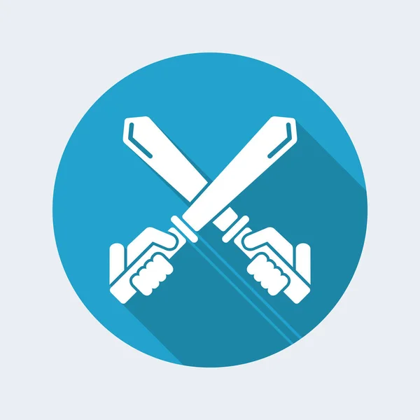 Swords web icon — Stock Vector
