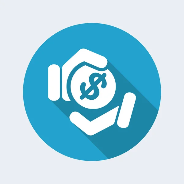 Icono de pago de dinero — Vector de stock