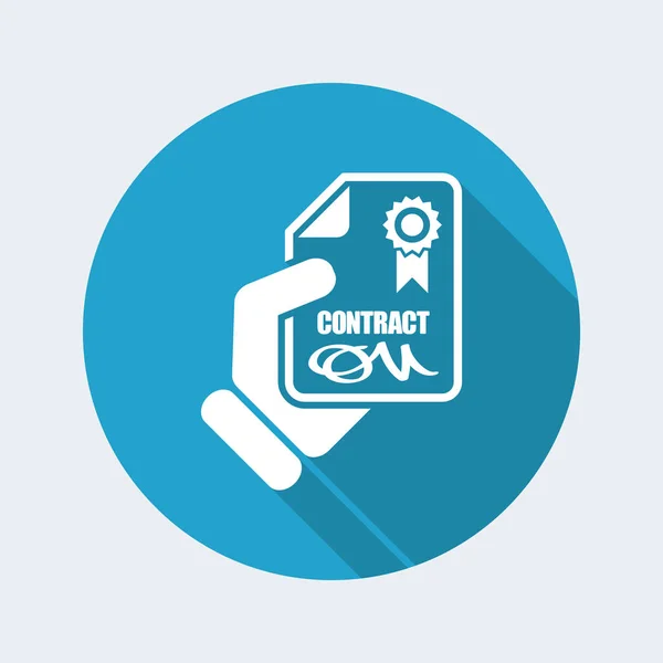 House contract icon — Stock Vector