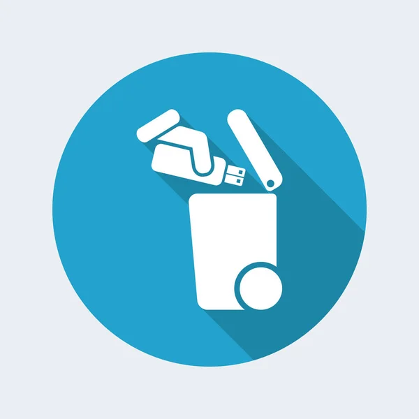 Separate waste collection icon — Stock Vector