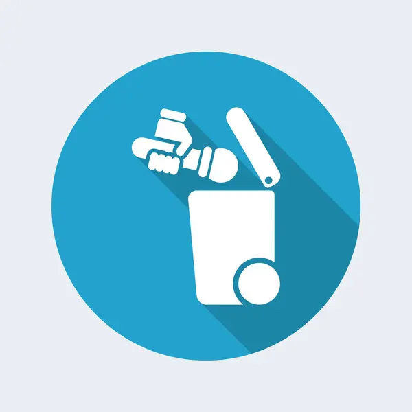 Separate waste collection icon — Stock Vector