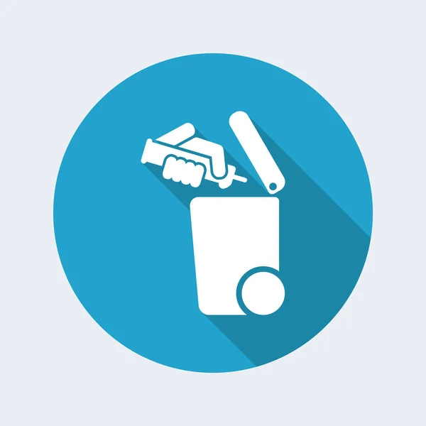 Separate waste collection icon — Stock Vector