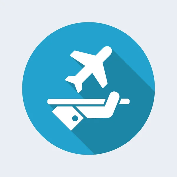 Icona dei servizi di volo — Vettoriale Stock