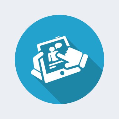 Tablet basit simgesi