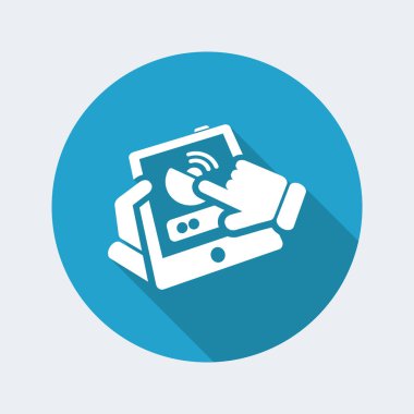 Tablet basit simgesi