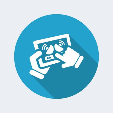 Tablet basit simgesi