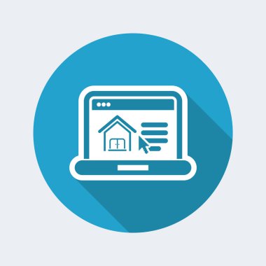 Emlak Web sitesi simge