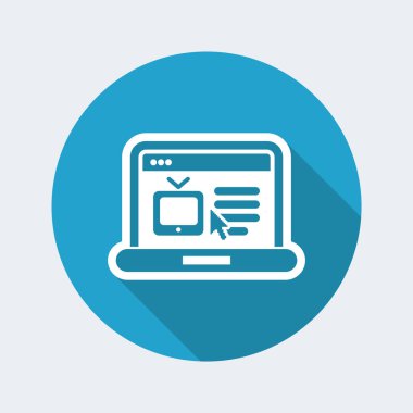 Web tv sitesi simgesi