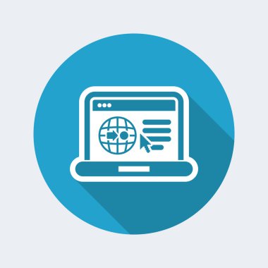 İnternet harita simgesi