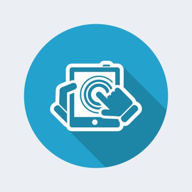 Tablet basit simgesi