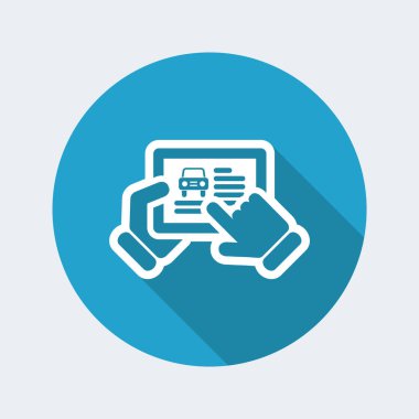 Tablet basit simgesi