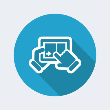 dokunmatik sürgülü simgesi