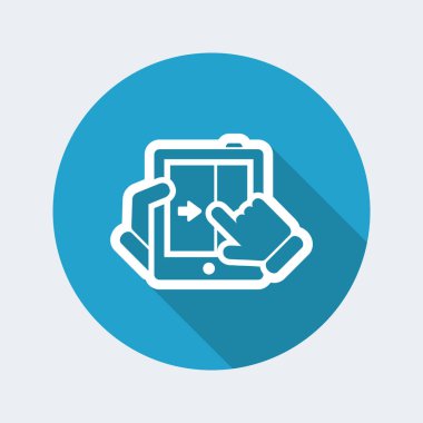 dokunmatik sürgülü simgesi