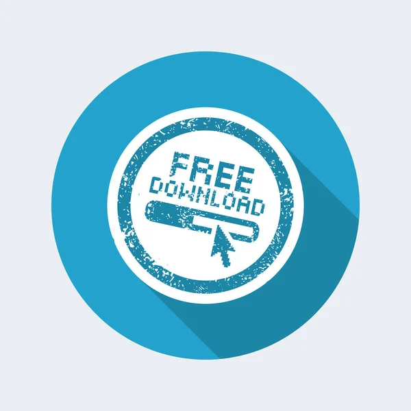 "kostenloser Download "Knopf — Stockvektor