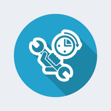 Yardım saat simgesini