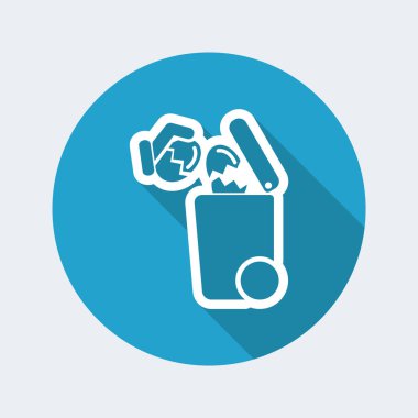 Atık toplama simgesini ayır 