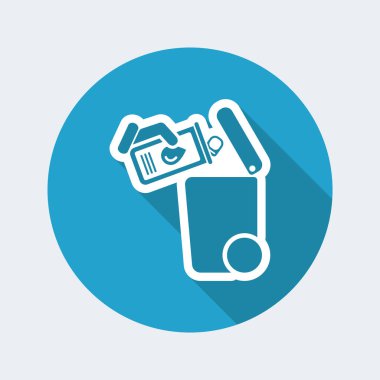 Atık toplama simgesini ayır 