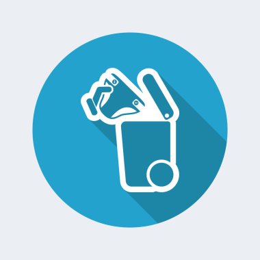 Atık toplama simgesini ayır 