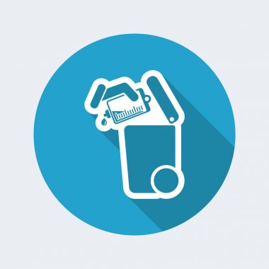 Atık toplama simgesini ayır 