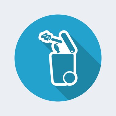 Atık toplama simgesini ayır 