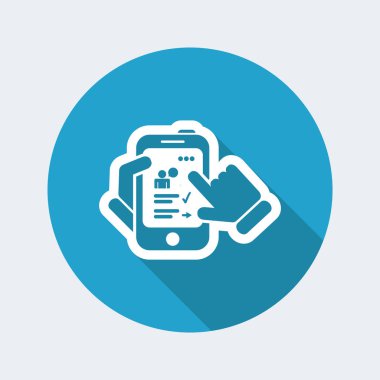 Smartphone basit simgesi