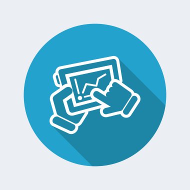 Tablet basit simgesi