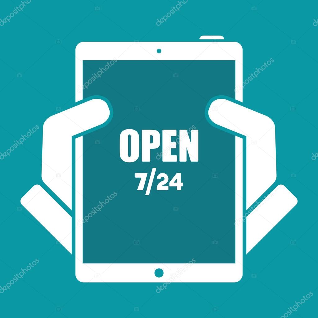 Store open 7/24  icon
