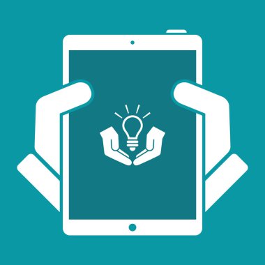 Patentli fikir - vektör web simgesi