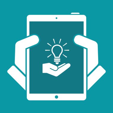 Yenilik düşünce - vektör web simgesi