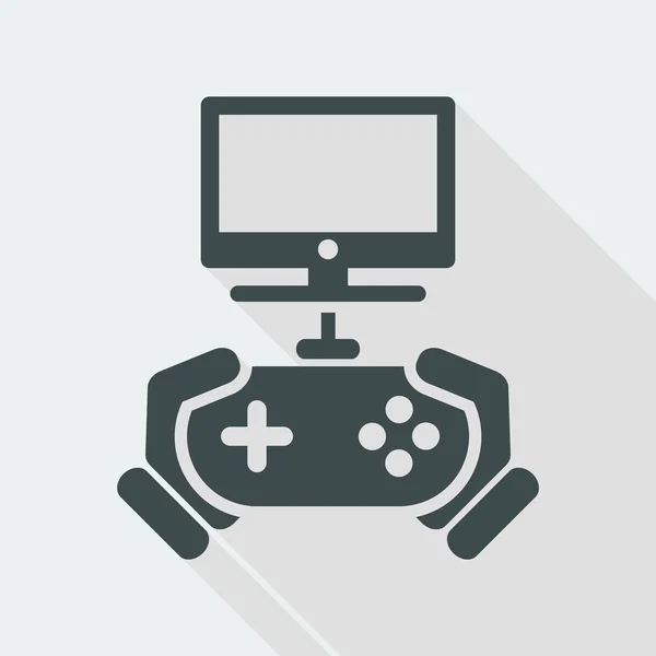 Ícone de jogo de vídeo — Vetor de Stock