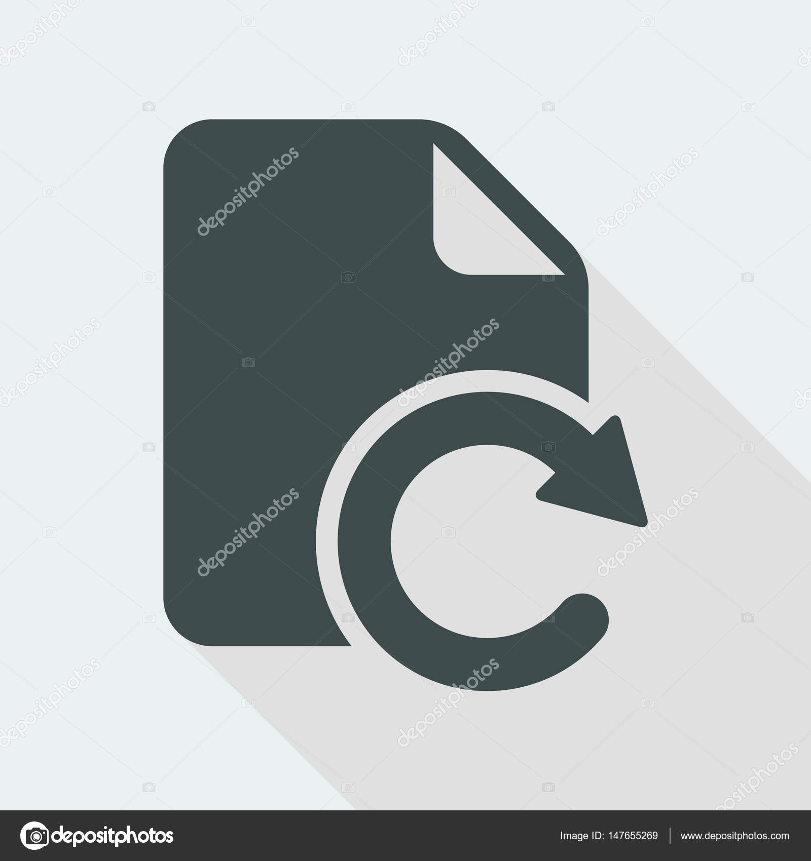 ファイルのアイコンを更新します ストックベクター C Myvector