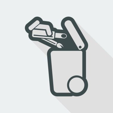 Atık toplama simgesini ayır 