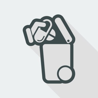 Atık toplama simgesini ayır 