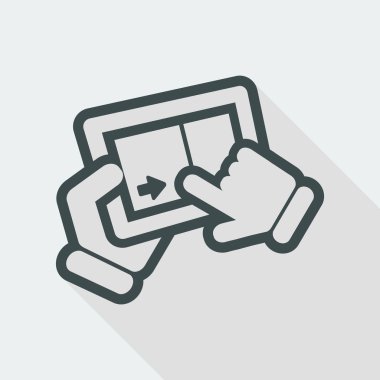 dokunmatik sürgülü simgesi