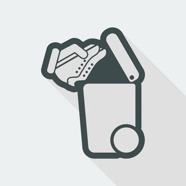 Separate waste collection icon — Stock Vector