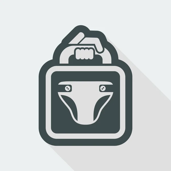 Nappy store icon — Stock Vector