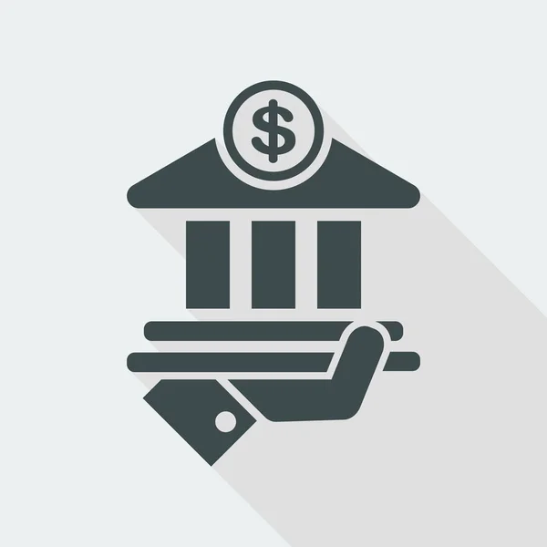 Banking services icon — Stock Vector