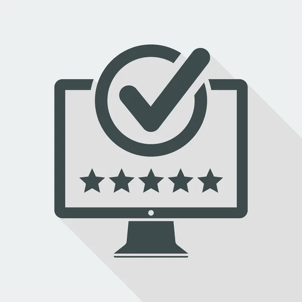 Beste rating computer — Stockvector