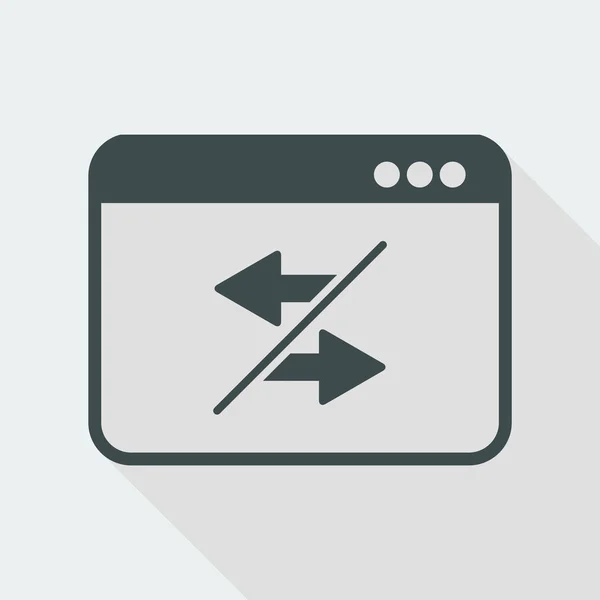Överföring box ikon — Stock vektor