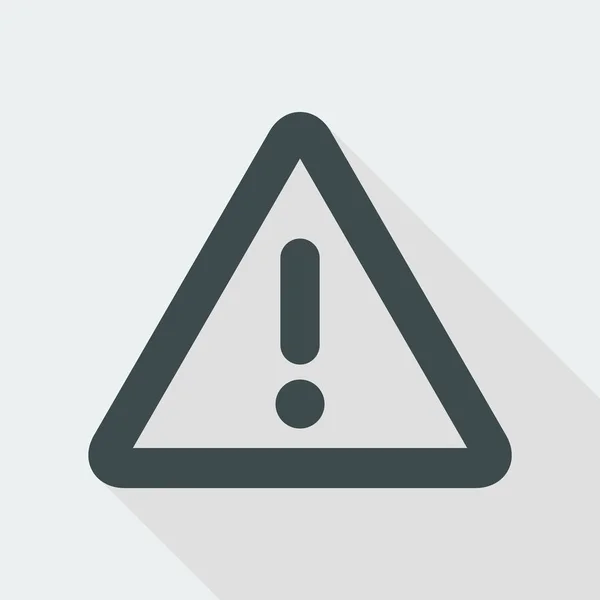 Warning web icon — Stock Vector