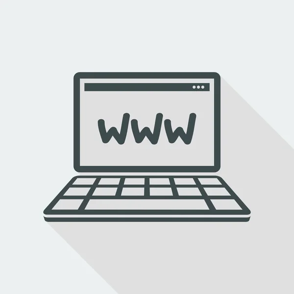 Εικονίδιο σύνδεσης Web — Διανυσματικό Αρχείο