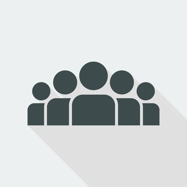 Groupe de personnes icône — Image vectorielle