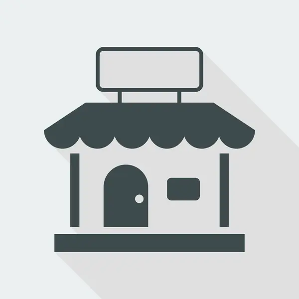 Минимальная иконка магазина — стоковый вектор