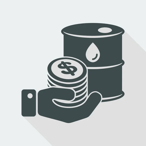 Icono precios del petróleo — Archivo Imágenes Vectoriales