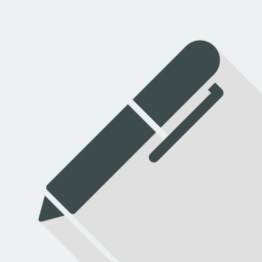 Kalem - düz simgesi