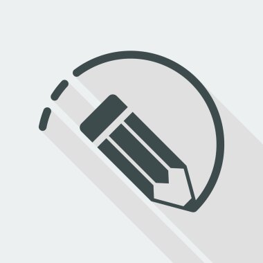 Bir daire simgesi kalem çizer