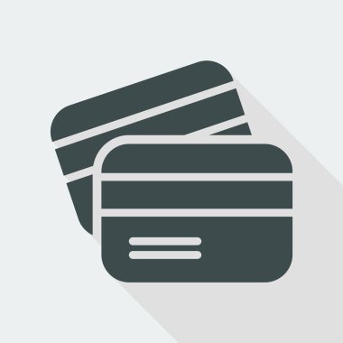 Kredi kartı - Minimal vektör simgesi