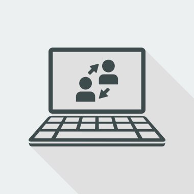 Dijital ağ web simgesi